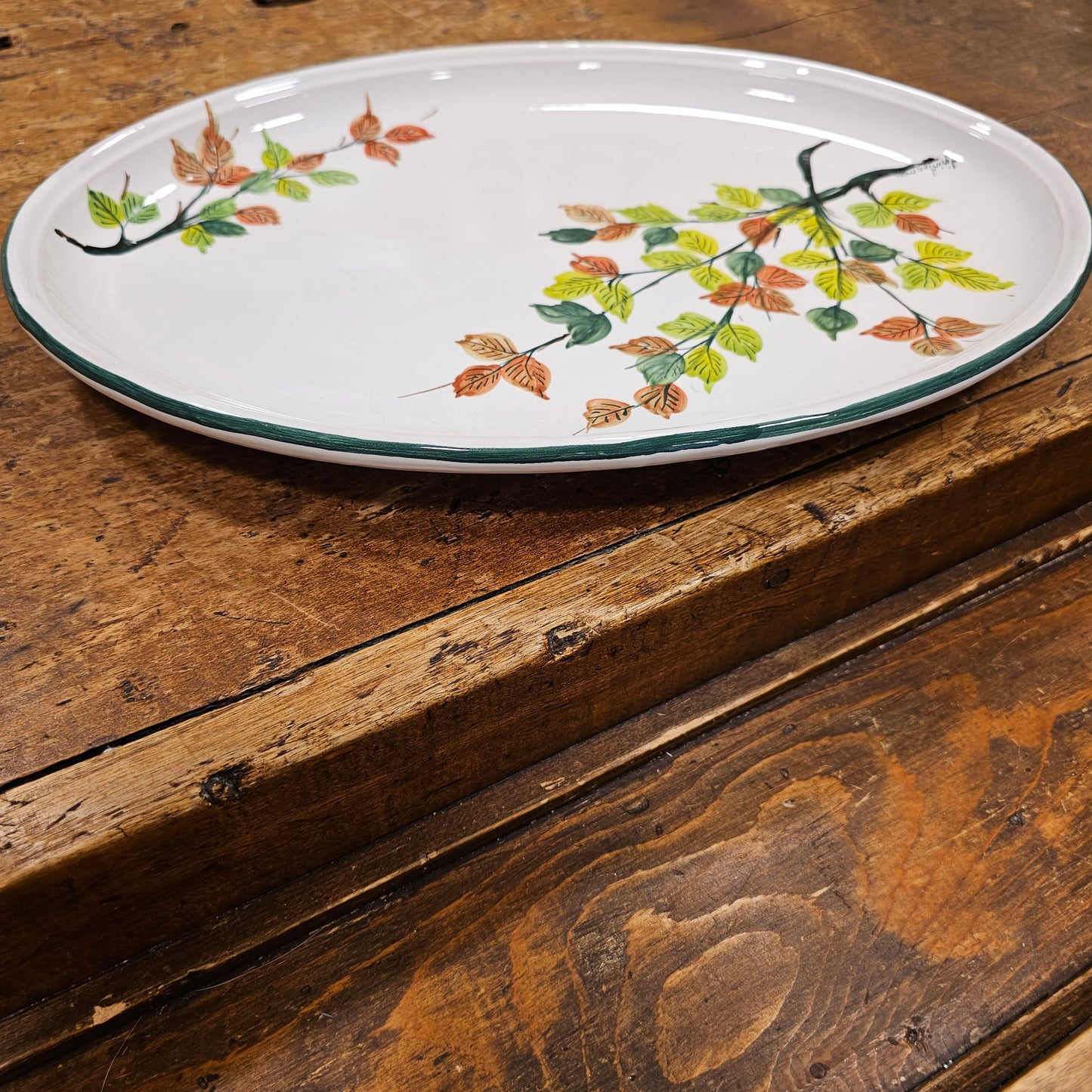 Piatto da portata ovale in ceramica