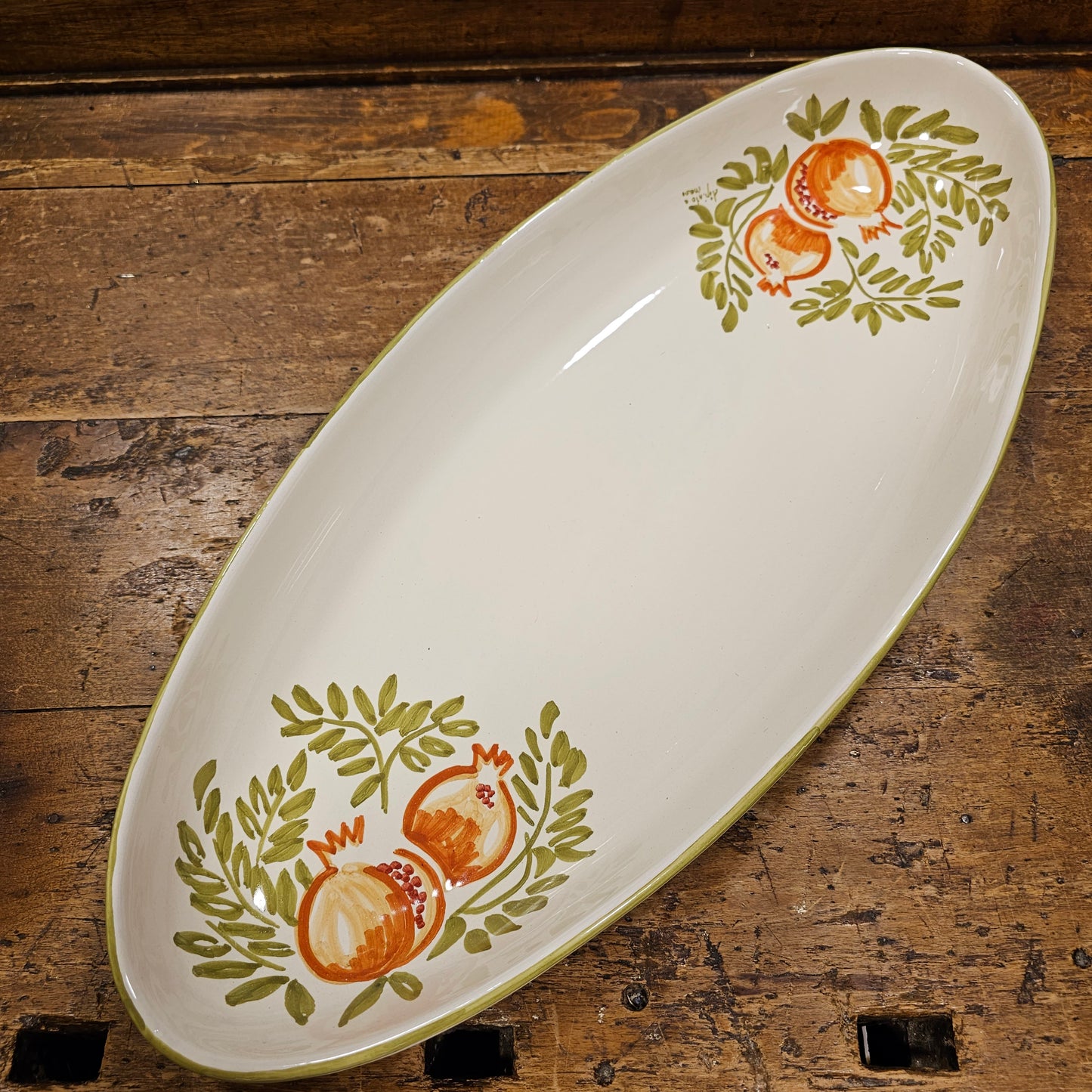 Oval Serving Plate Melograno Collection