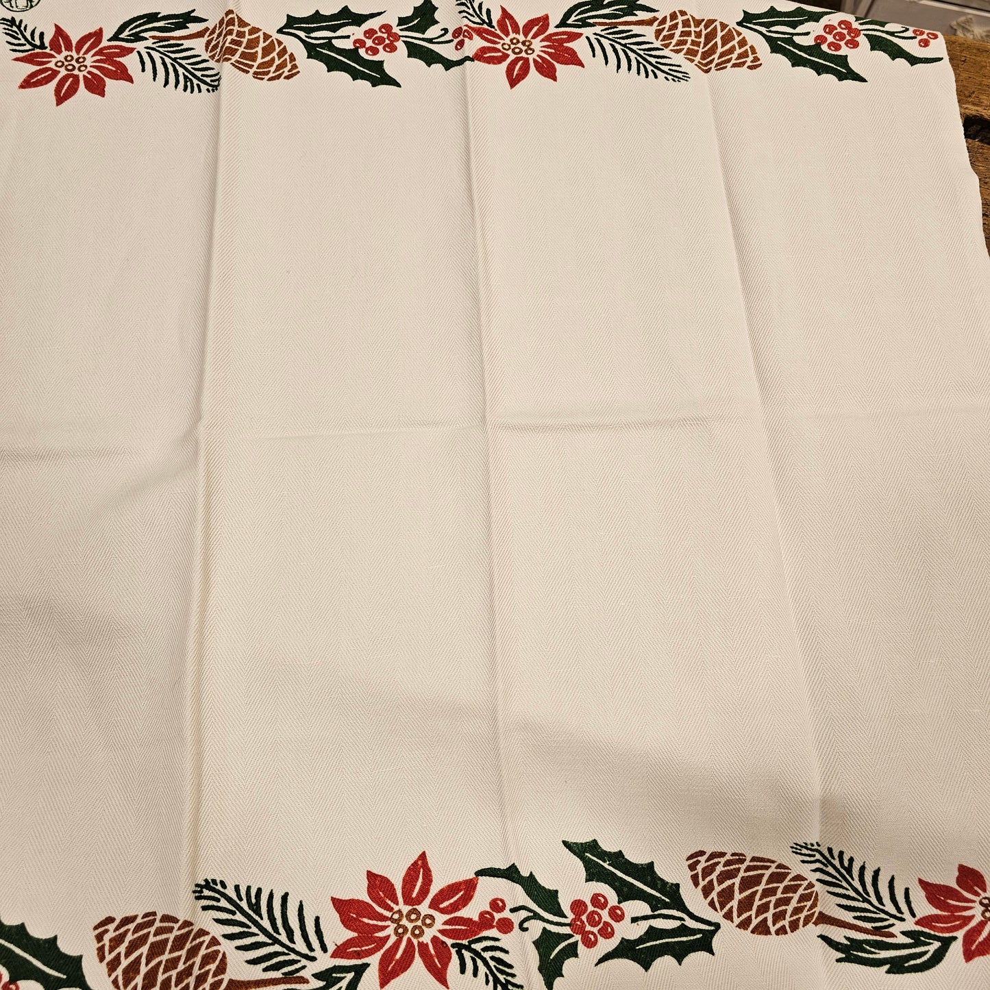 Christmas tea towels/placemats in linen blend
