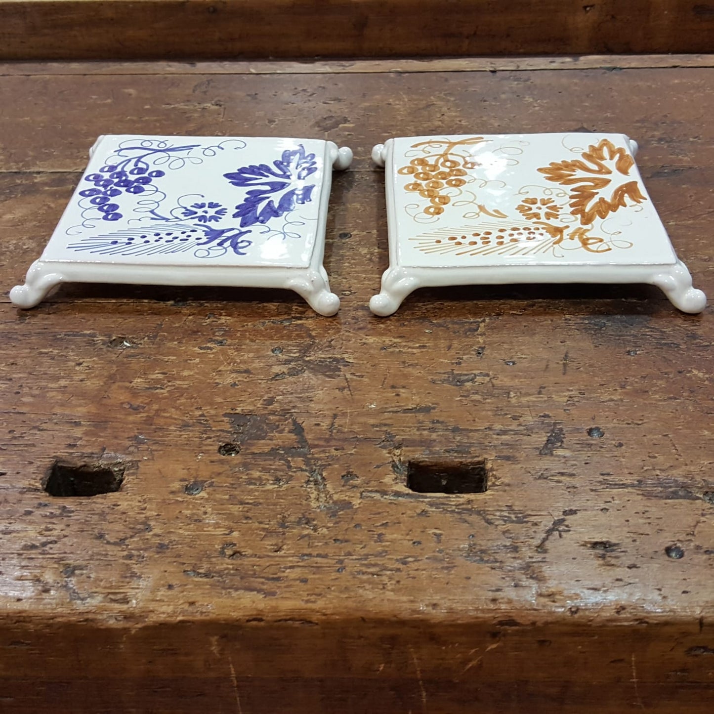 Square ceramic trivet