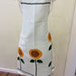 Sunflower print kitchen apron