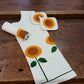 Coordinated Apron Dishcloth Kitchen pot holders in linen blend