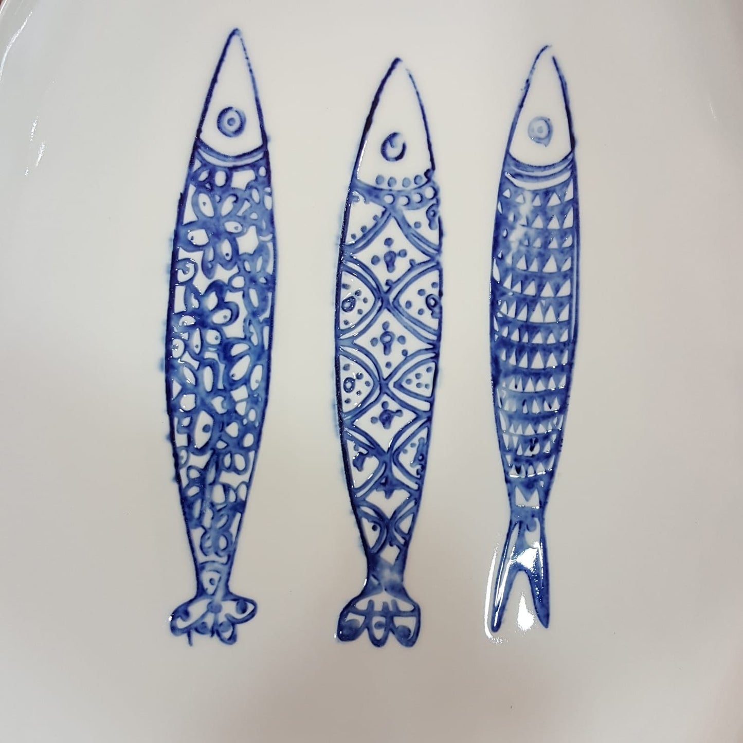 Oval serving plate in Panarea porcelain