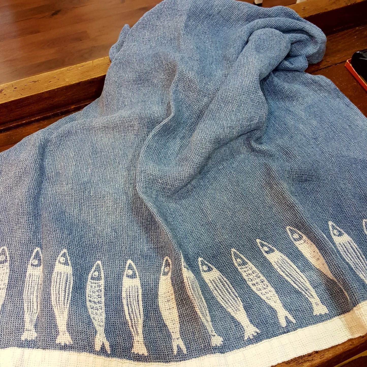 Panarea Collection linen towel for bath or sea