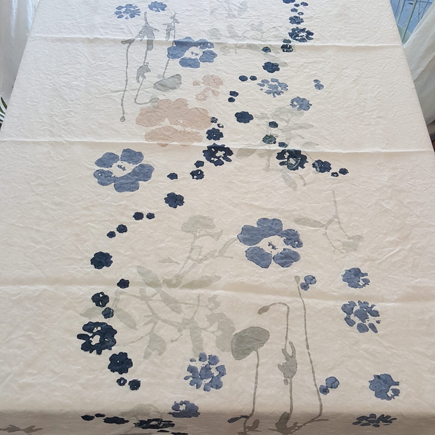 Tovaglia in lino collezione l’heure bleue