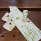 Coordinated Apron Dishcloth Kitchen pot holders in linen blend
