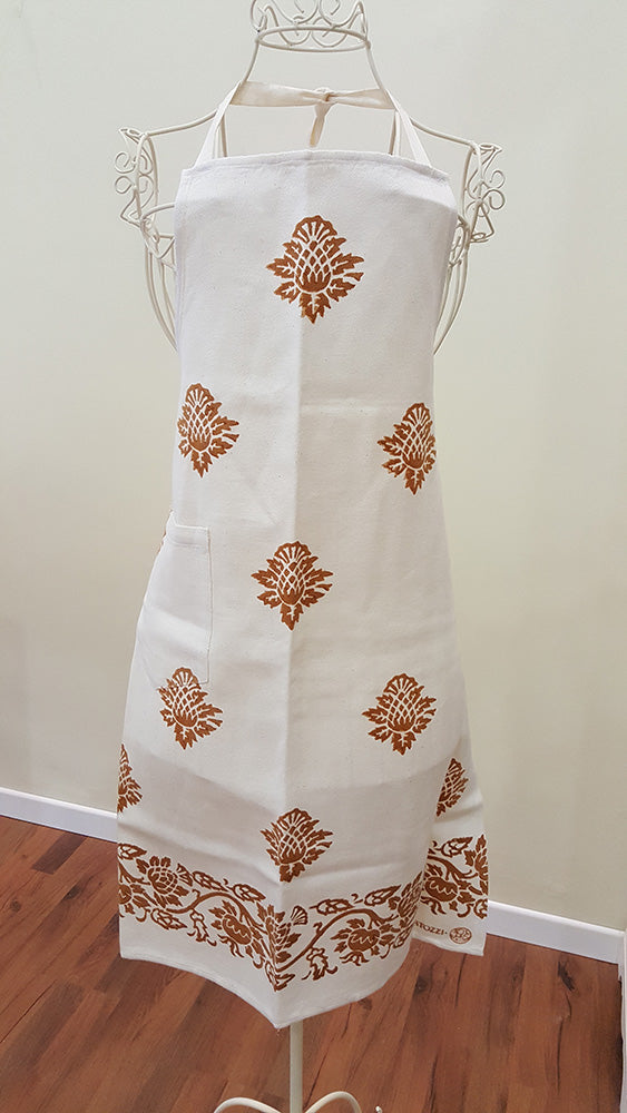 Kitchen apron with Romagna print