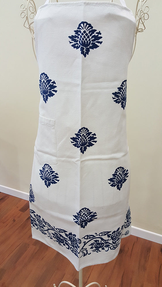 Kitchen apron with Romagna print