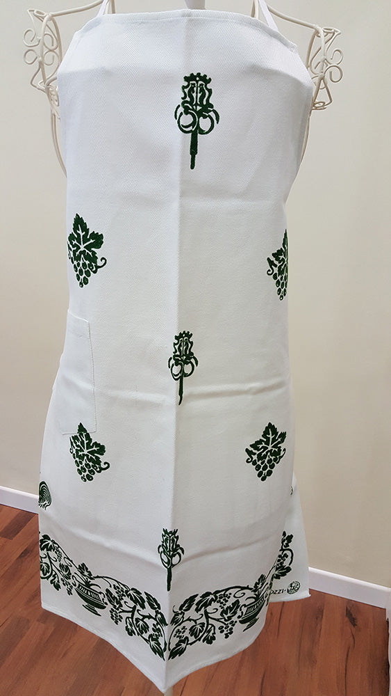 Kitchen apron with Romagna print