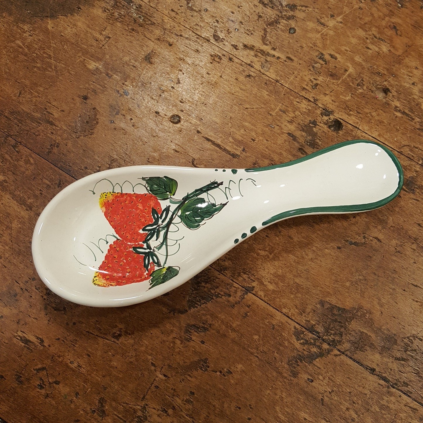 Ladle rest with Pomegranate or Strawberry decoration