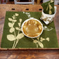 Underplate in natural Linen Giardino Verde Collection