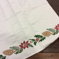 Christmas tea towels/placemats in linen blend