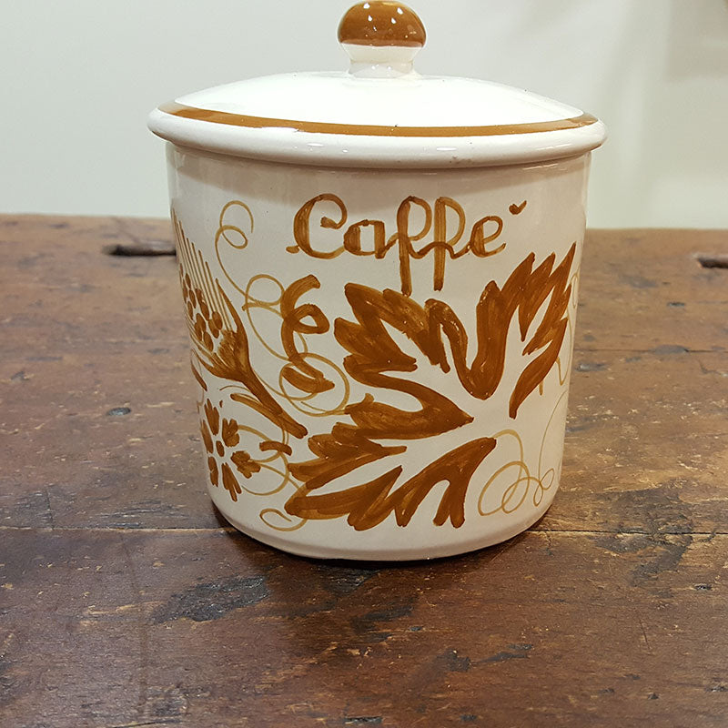 Ceramic coffee jar