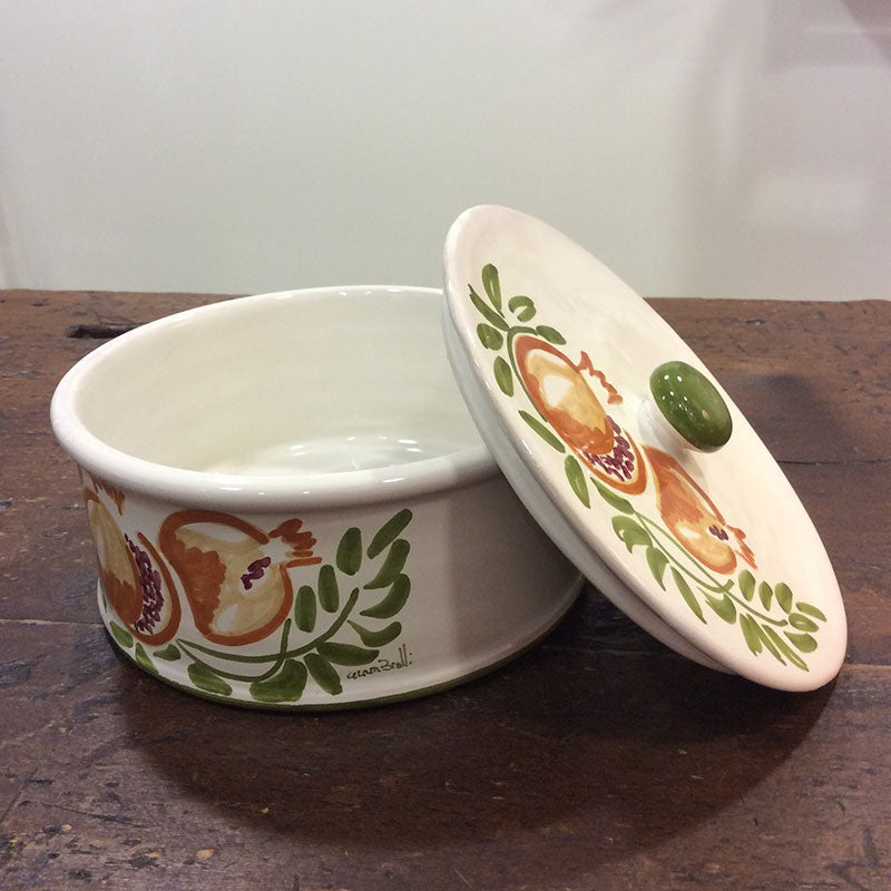 Ceramic biscuit jar Melograno Collection