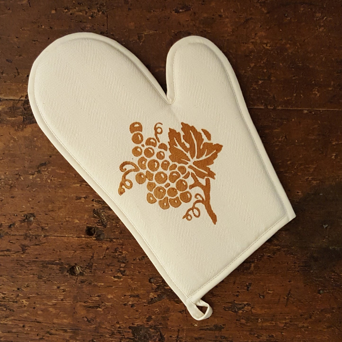 Guanto da cucina con stampe romagnole
