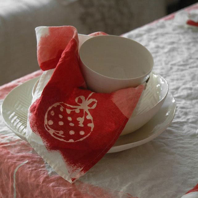 Christmas table runner from the Natalia Bertozzi collection