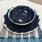 Servizio di piatti blu in porcellana