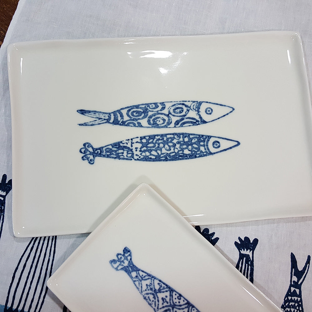 Porcelain tray panarea collection