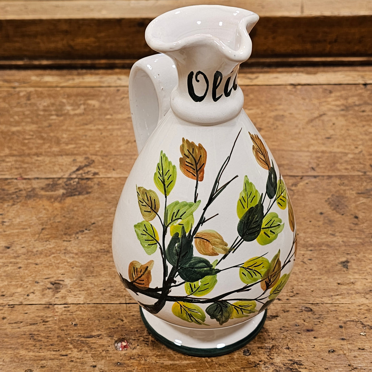 Oliera da tavola decorata a mano