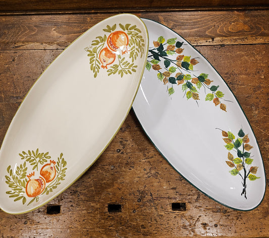 Oval Serving Plate Melograno Collection