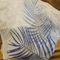 Bertozzi Palme collection silk and linen scarf