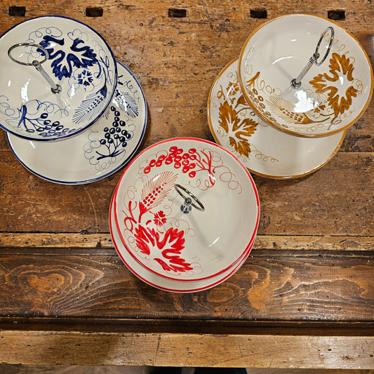 Alzata fruttiera in ceramica