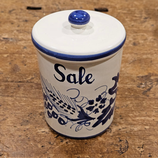Ceramic salt jar