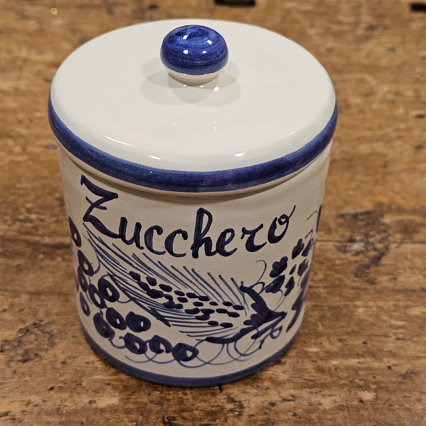 Ceramic sugar jar