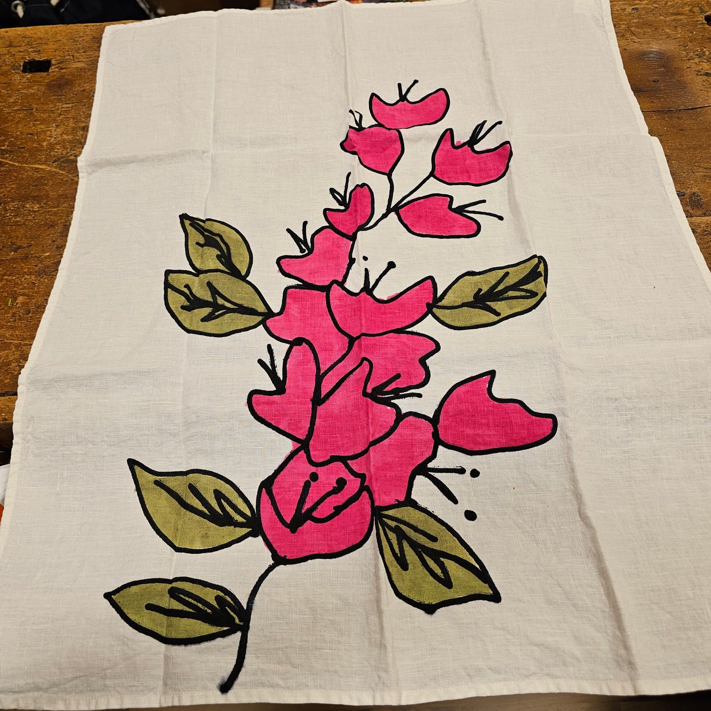 Strofinaccio/Tovaglietta Collezione Bouganville