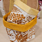 Romagna printed bread basket