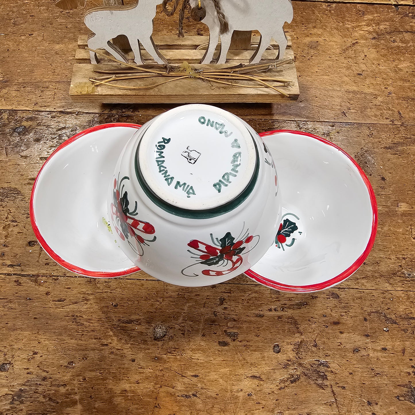 Ciotoline in ceramica Natalizie