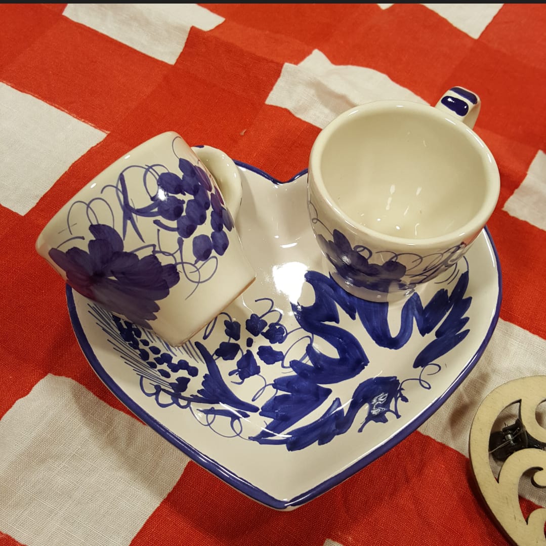 Servizio da caffè Tete a Tete cuore