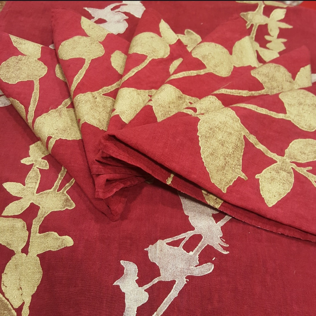 Napkins Green Garden Collection in pure Linen by Bertozzi