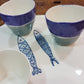Porcelain coffee service with round tray and milk jug