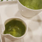 Servizio da caffè con lattiera in porcellana verde o blu