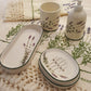 Lavanda Collection Ceramic Bathroom Accessories Set