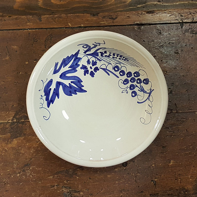 Ceramic soup plates with Romagna prints