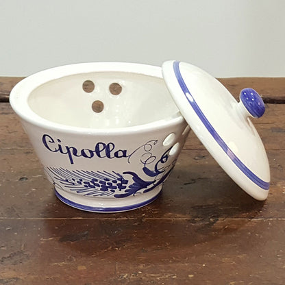 Ceramic onion holder