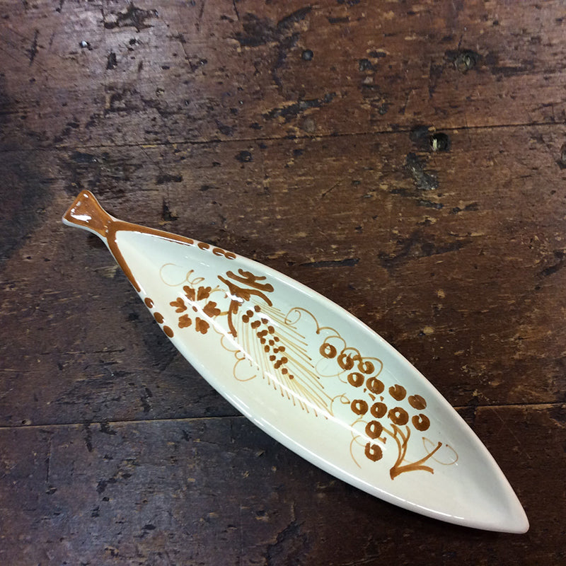 Antipastiera forma pesce in ceramica