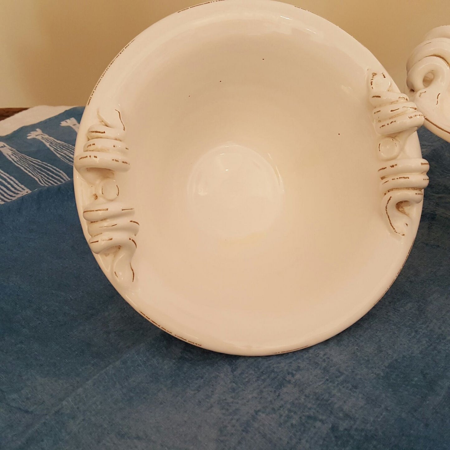 Centrotavola in maiolica Ceramiche Tapinassi