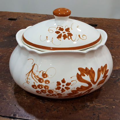 Biscottiera in ceramica Collezione Romagnola