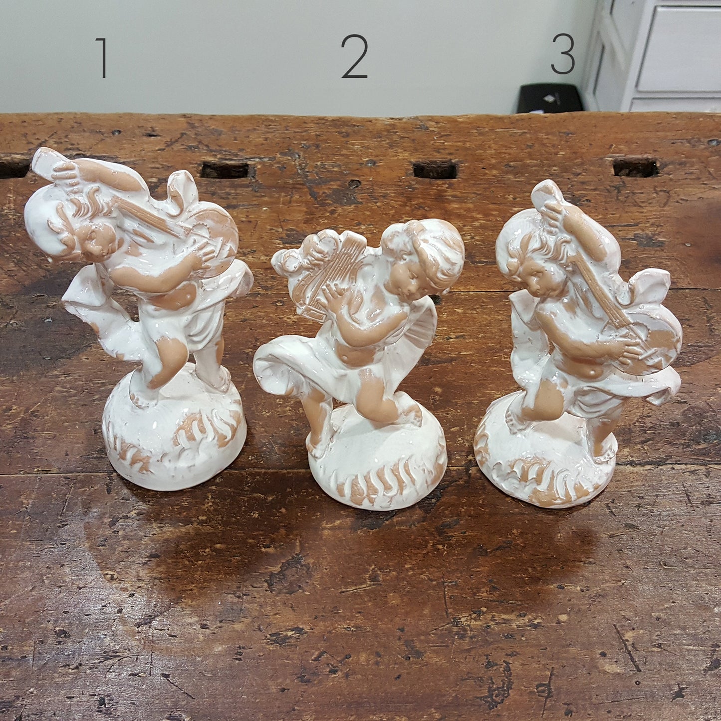 Collectible ceramic cupids