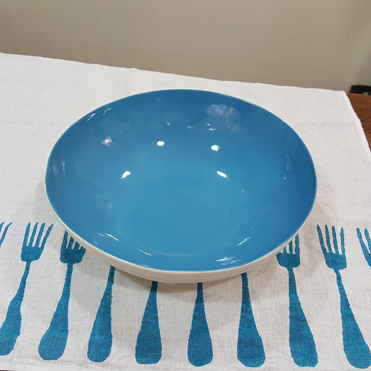 Ciotola/Bowl in porcellana dipinta in azzurro