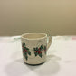 Christmas ceramic Mug with Holly decoration